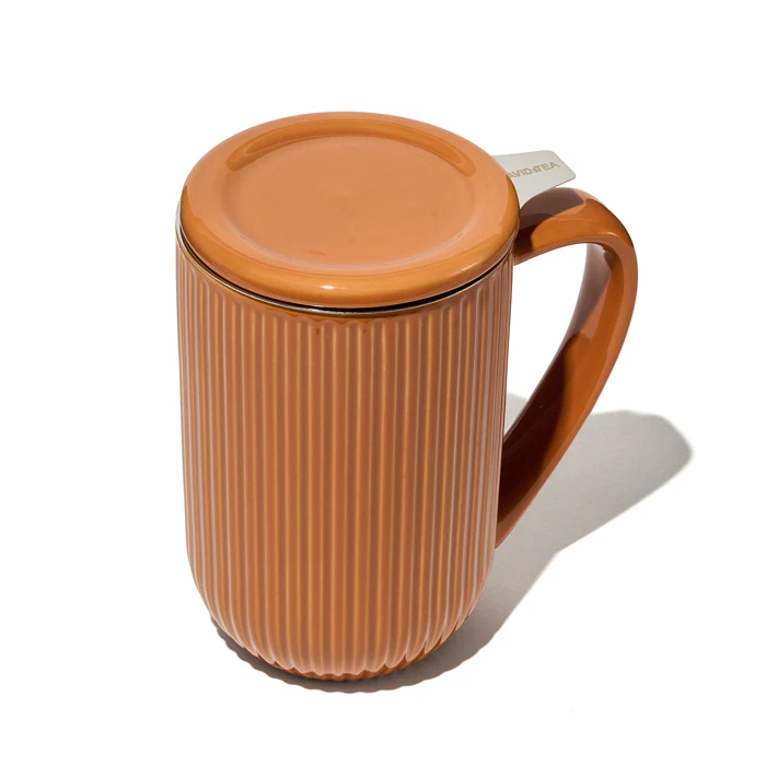 Churro Brown Ribbed Nordic Mug - Image 3