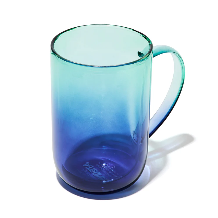 Ombre Double Walled Glass Nordic Mug - Image 3