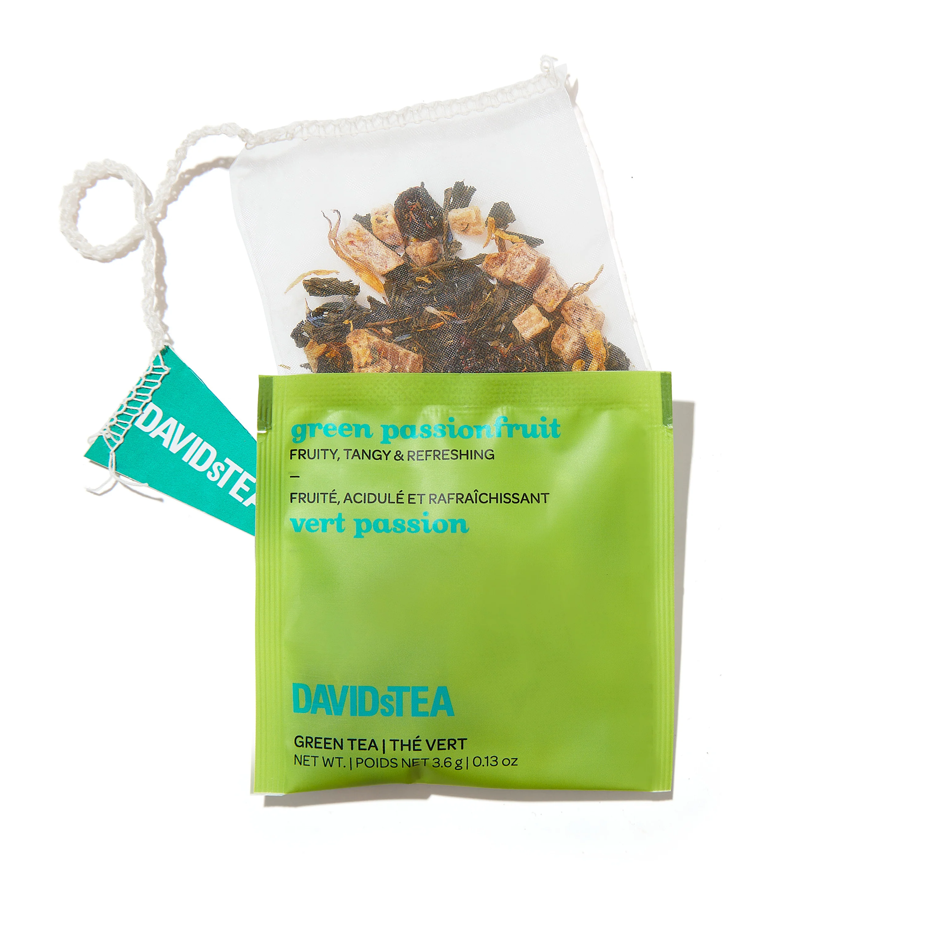Organic Green Passionfruit Tea Pack of 25 Sachets - Image 2
